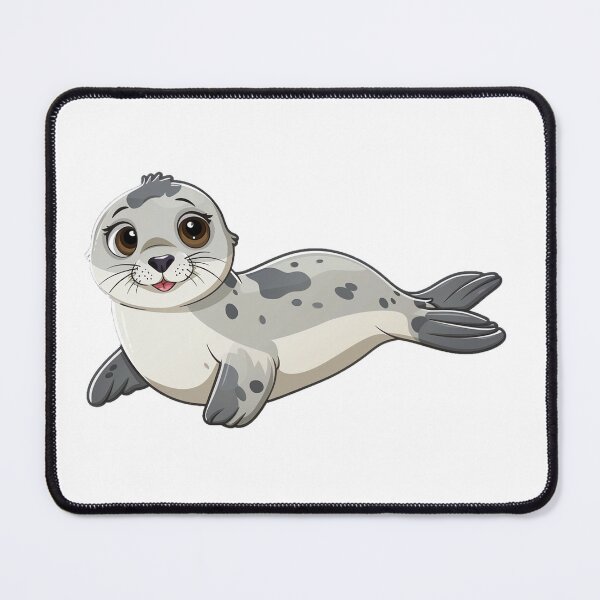 Item preview, Cute cartoon seals designed and sold by Stickermagician.