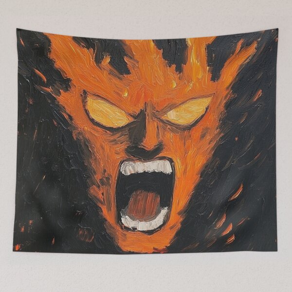 Item preview, Anger | Post-impressionist painting style designed and sold by ComicsFactory.