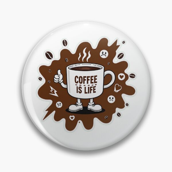Item preview, Coffee is life designed and sold by Stickermagician.