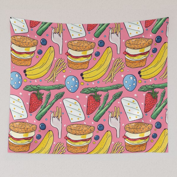 Item preview, Whimsical culinary-themed decorative artwork designed and sold by Piotrek0001.