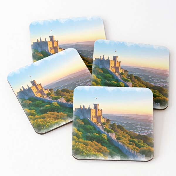 Item preview, Moorish Castle, Sintra: Sunset Splendor designed and sold by LSVart.