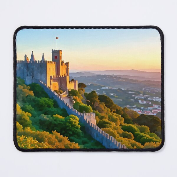 Item preview, Moorish Castle, Sintra: Sunset Splendor designed and sold by LSVart.