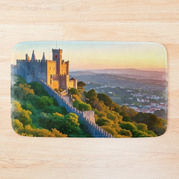 Item preview, Moorish Castle, Sintra: Sunset Splendor designed and sold by LSVart.