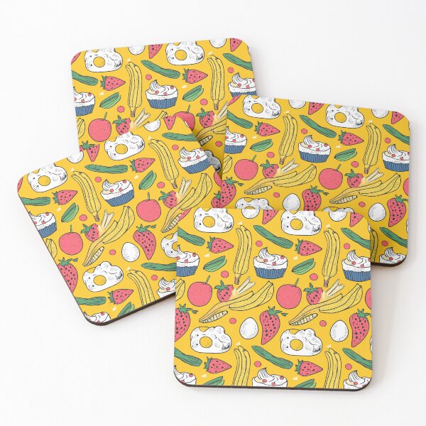 Item preview, Eye-catching food doodle composition designed and sold by Piotrek0001.