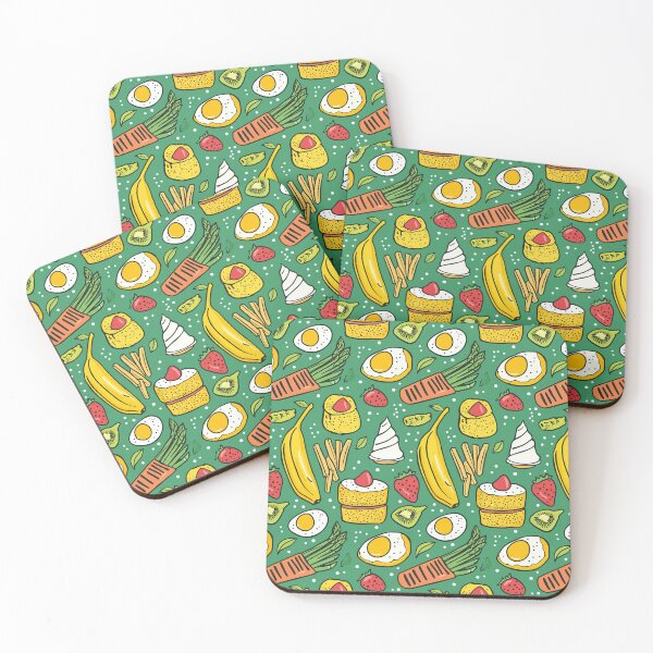 Item preview, Lively and colorful food pattern designed and sold by Piotrek0001.