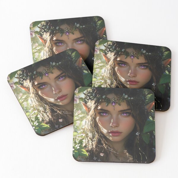 Item preview, Enchanted Violet Gaze designed and sold by AI-Only Creations.