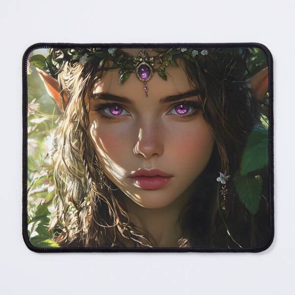 Item preview, Enchanted Violet Gaze designed and sold by AI-Only Creations.