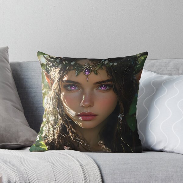 Item preview, Enchanted Violet Gaze designed and sold by AI-Only Creations.