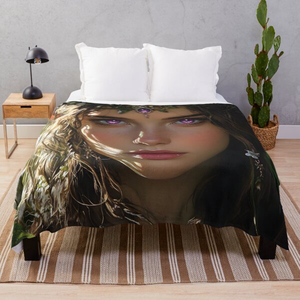 Item preview, Enchanted Violet Gaze designed and sold by AI-Only Creations.