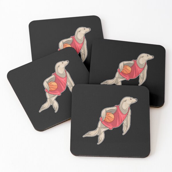 Item preview, Seal Basketball player Basketball designed and sold by Snabdesign84.