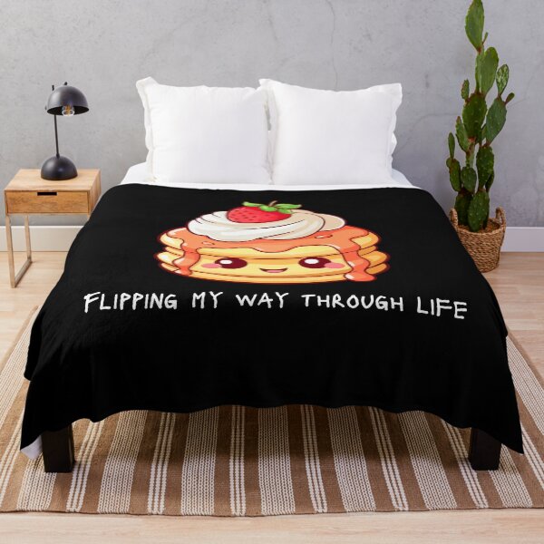 Item preview, Flipping My Way Through Life – Funny Pancake Day Hoodie designed and sold by Savage.SelfHelp .