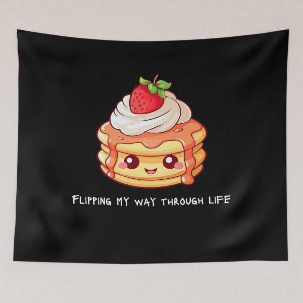 Item preview, Flipping My Way Through Life – Funny Pancake Day Hoodie designed and sold by Savage.SelfHelp .