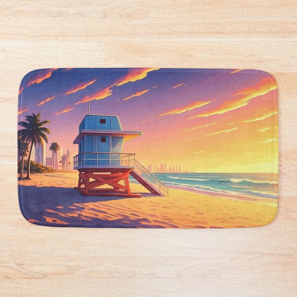 Item preview, South Beach Miami: Pastel Sunset Serenity designed and sold by LSVart.