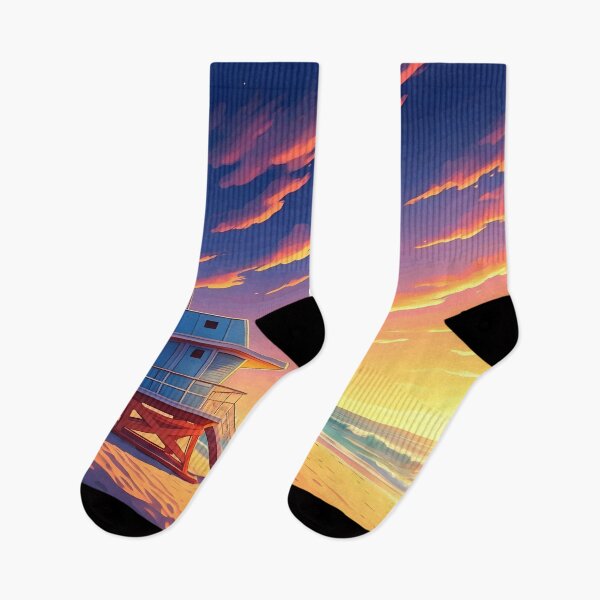 Item preview, South Beach Miami: Pastel Sunset Serenity designed and sold by LSVart.
