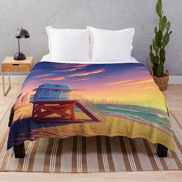 Item preview, South Beach Miami: Pastel Sunset Serenity designed and sold by LSVart.