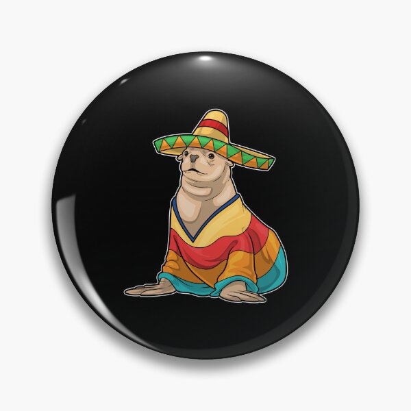 Item preview, Seal Mexican hat designed and sold by Snabdesign84.