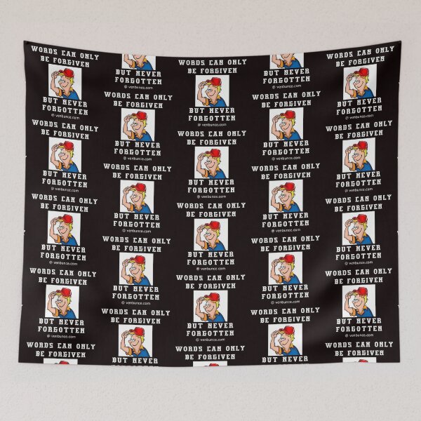 Item preview, Words Only Forgiven - Not Forgotten designed and sold by AlienAlmanac.