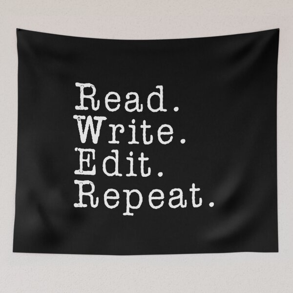 Item preview, Read, Write, Edit, Repeat designed and sold by teesaurus.
