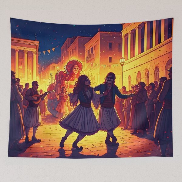 Item preview, Patras Carnival: A Vibrant Greek Celebration designed and sold by LSVart.