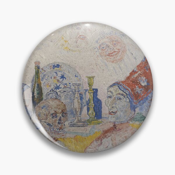 Item preview, Painting, Theatrical Still Life with Masks and Skull designed and sold by DAMADRAMA.