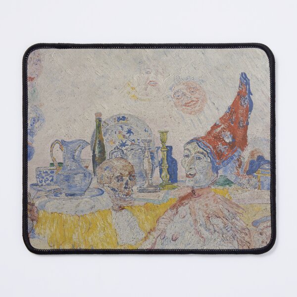 Item preview, Painting, Theatrical Still Life with Masks and Skull designed and sold by DAMADRAMA.