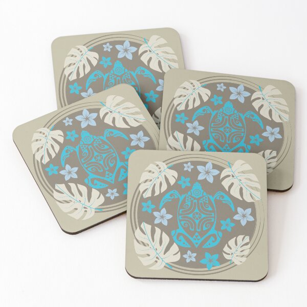 Item preview, Hawaiian Turtle Motif designed and sold by TurquoiseBird.