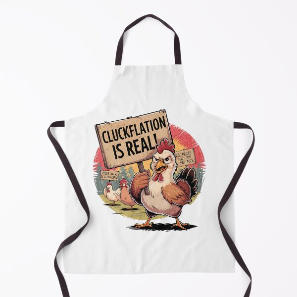 Item preview, Cluckflation Is Real - Chickens Protesting Price Of Eggs designed and sold by EpochFusion.