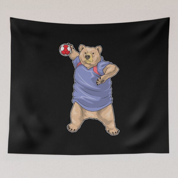 Item preview, Bear Handball player Handball designed and sold by Snabdesign84.