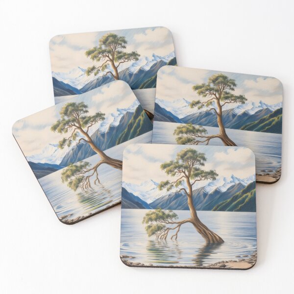 Item preview, Lone Tree of Lake Wanaka designed and sold by WildlifeInc.