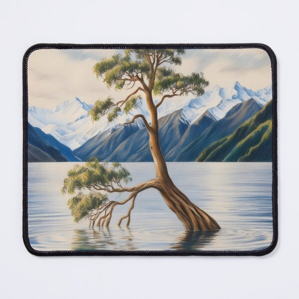 Item preview, Lone Tree of Lake Wanaka designed and sold by WildlifeInc.