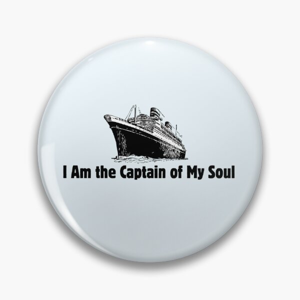 Item preview, I Am the Captain of My Soul designed and sold by Lyrics Sky.