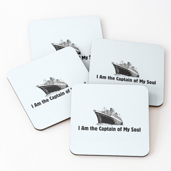 Item preview, I Am the Captain of My Soul designed and sold by Lyrics Sky.