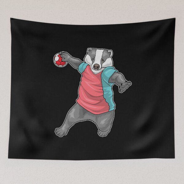 Item preview, Badger Handball player Handball designed and sold by Snabdesign84.