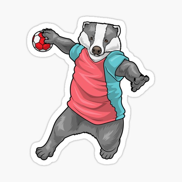 Item preview, Badger Handball player Handball designed and sold by Snabdesign84.