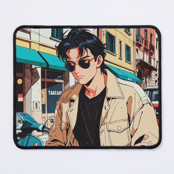 Item preview, 90s Anime Italian Men - Confident Style designed and sold by RetroRebootShop.