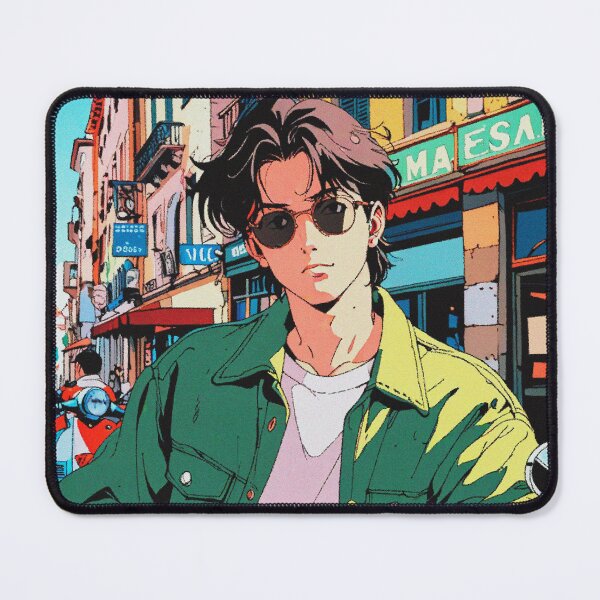 Item preview, Retro 90s Anime Italian Men - Mediterranean Vibe designed and sold by RetroRebootShop.