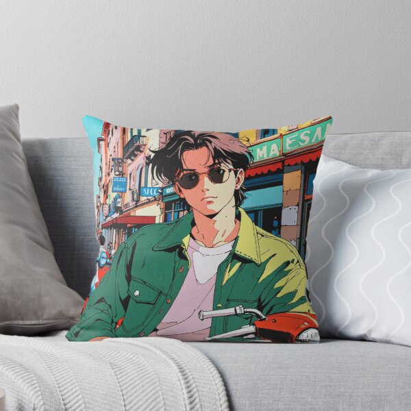 Item preview, Retro 90s Anime Italian Men - Mediterranean Vibe designed and sold by RetroRebootShop.