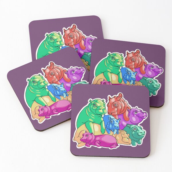 Item preview, Hippos! designed and sold by ChoccyTheCat.