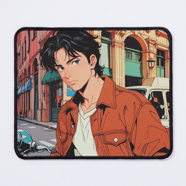 Item preview, 90s Anime Italian Art - Cel-Shaded Style designed and sold by RetroRebootShop.