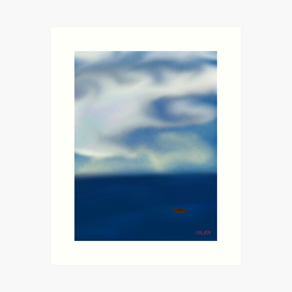 Item preview, A boat in the open sea designed and sold by MIBdesign.