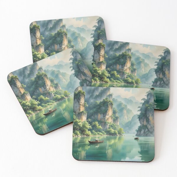 Item preview, Khao Sok National Park: Emerald Lake & Limestone Majesty designed and sold by LSVart.