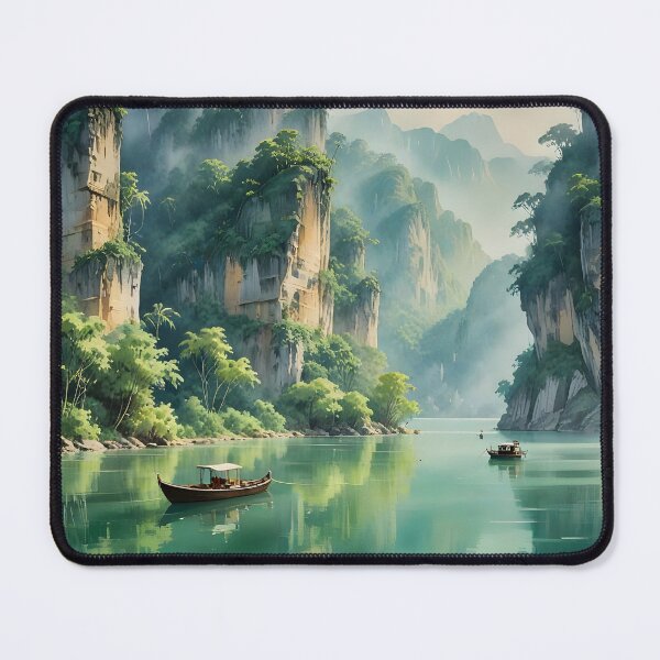 Item preview, Khao Sok National Park: Emerald Lake & Limestone Majesty designed and sold by LSVart.