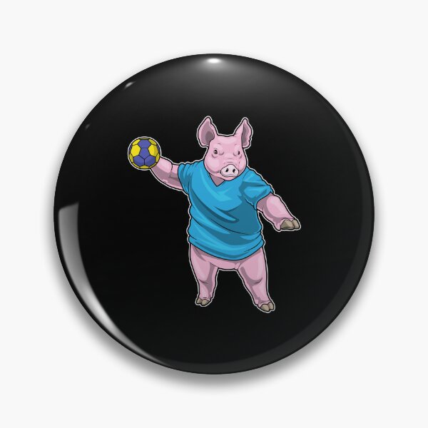 Item preview, Pig Handball player Handball designed and sold by Snabdesign84.
