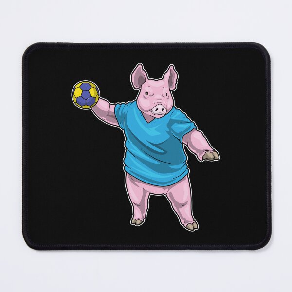 Item preview, Pig Handball player Handball designed and sold by Snabdesign84.