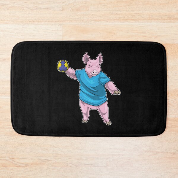 Item preview, Pig Handball player Handball designed and sold by Snabdesign84.