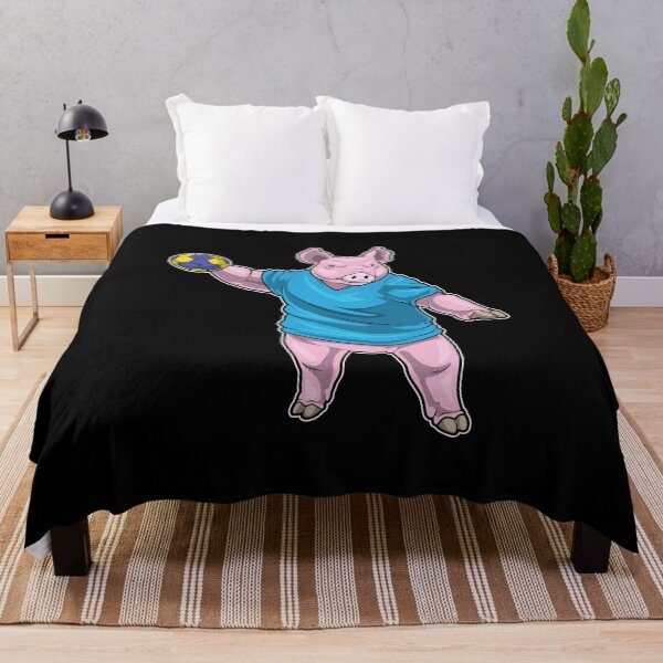 Item preview, Pig Handball player Handball designed and sold by Snabdesign84.