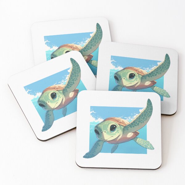 Item preview, Cute happy friend sea turtle designed and sold by PatternFly.