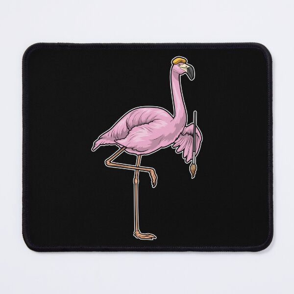 Item preview, Flamingo Painter Paint brush Painting designed and sold by Snabdesign84.