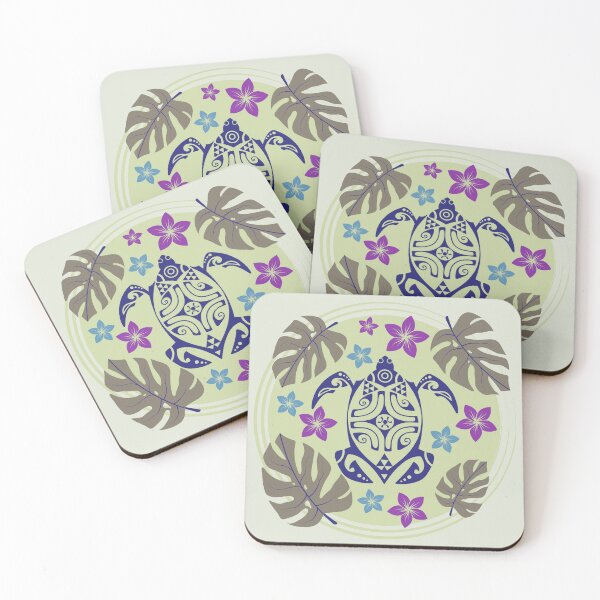 Item preview, Hawaiian Turtle Motif designed and sold by TurquoiseBird.