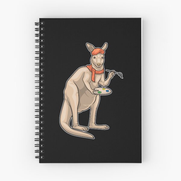 Item preview, Kangaroo Painter Paintbrush Painting designed and sold by Snabdesign84.